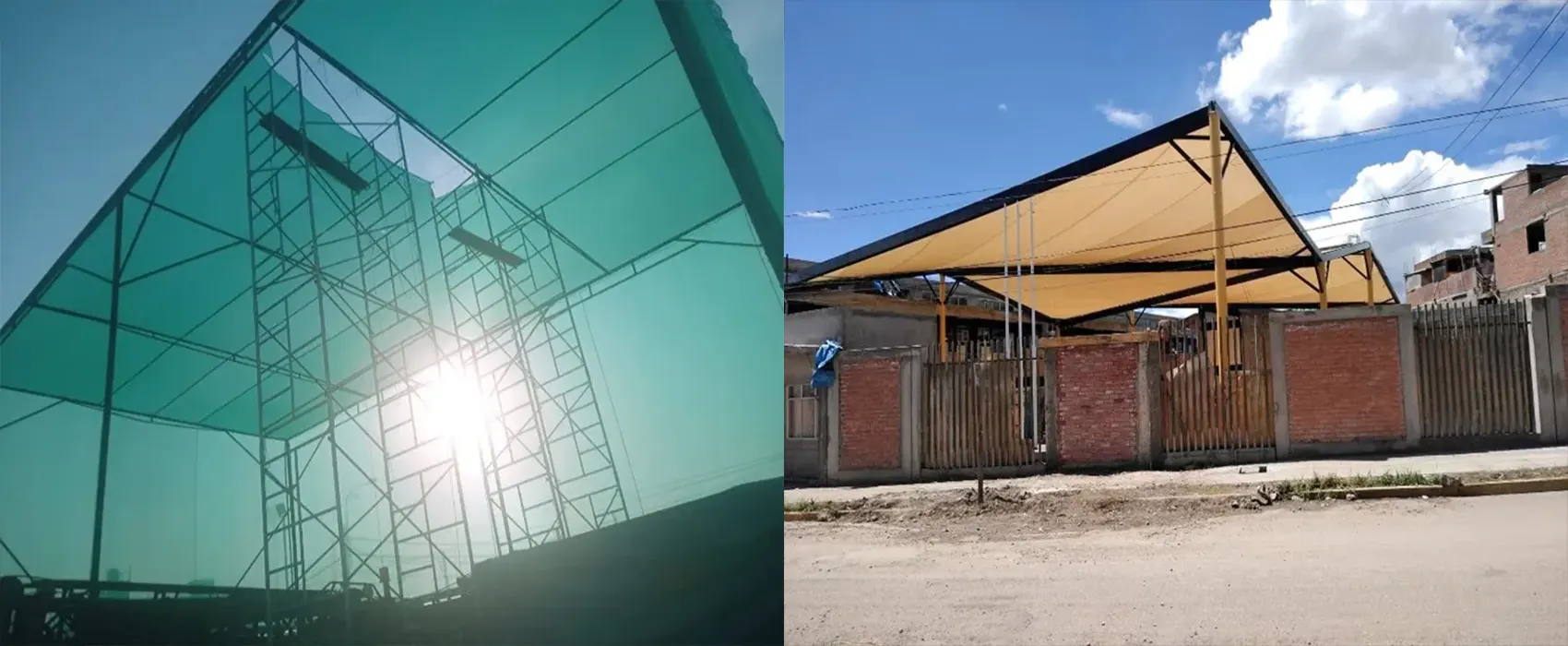 Coberturas para techos e instalaciones industriales