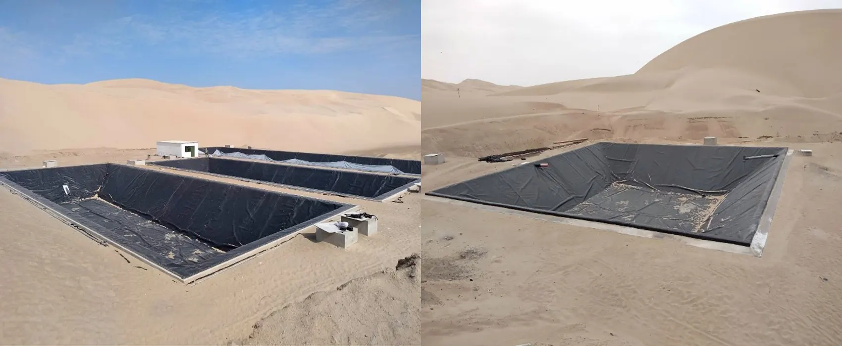Servicio de instalación de geomembranas para minería y agricultura